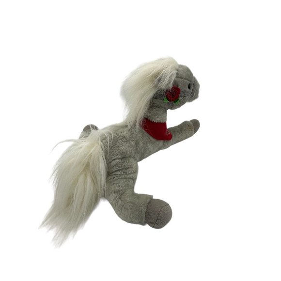 Wells Fargo Shamrock Horse Stuffed Animal Gray Pony Tournament Of Roses 2013 - Picture 6 of 6